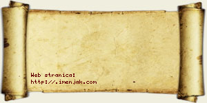 Tadija Jakšić vizit kartica